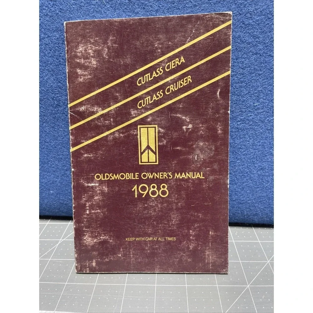Original 1988 Oldsmobile Cutlass Ciera & Cruiser Owners Operators Manual 88